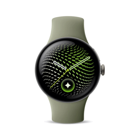 Часы Pixel Watch 5, 41 мм, Wi-Fi, Satin Pyrite/Olive, бронзовый