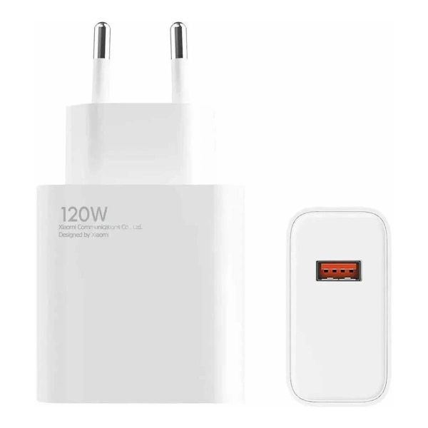 Зарядное устройство USB + кабель USB Type-C Xiaomi Redmi 120 Вт, белый