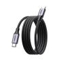 Кабель с магнитным основанием UGREEN L520 Type-C - Type-C 1м (55517) Серый