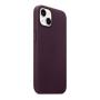 Чехол Leather Case MagSafe для Apple iPhone 13, кожа, «тёмная вишня»