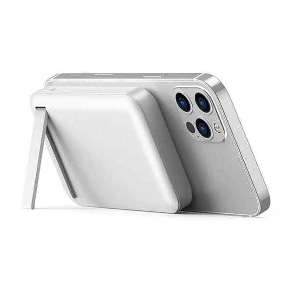 Внешний аккумулятор WiWU Snap Cube Mini Magnetic Wireless Power Bank Multi Portable Charger 10000mAh 20W (SC10000WHT) Черный