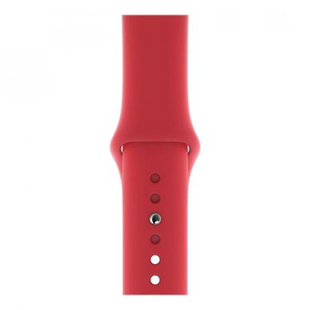 Силиконовый ремешок COTEetCI Silicone Sport Band для Apple Watch 38/40 мм Red, красный