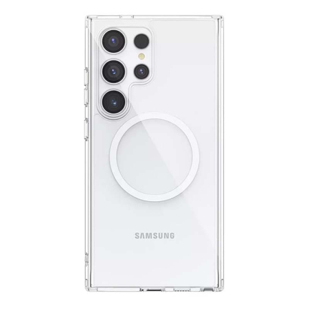 Чехол Keephone X-Crystal с MagSafe для Samsung Galaxy S24 Ultra Прозрачный