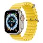 Apple Watch Ultra, 49 мм корпус из титана цвета «Natural», ремешок Ocean Band цвета «Yellow» Apple Watch Ultra, 49 мм корпус из титана цвета «Natural», ремешок Ocean Band цвета «Yellow»