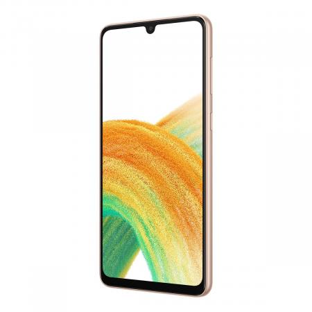 Samsung Galaxy A33 (2022) 5G 6/128Gb Awesome Peach, оранжевый