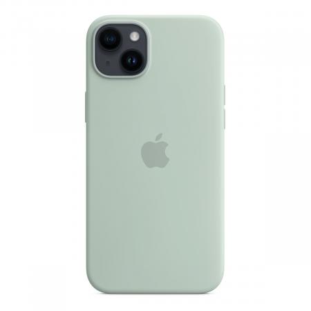 Чехол Silicone Case MagSafe для Apple iPhone 14 Plus Зеленый