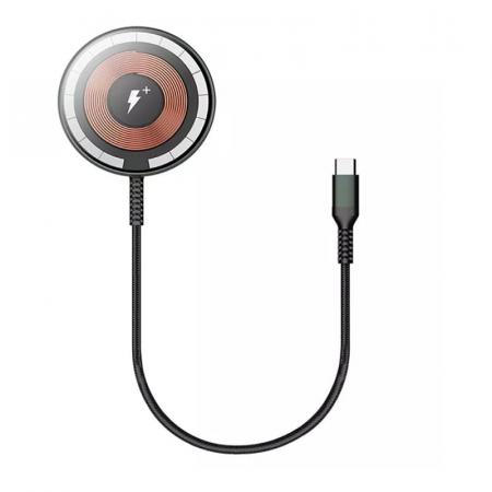 Беспроводное зарядное устройство WiWU Transparent Magnetic Wireless Charger (M14) Прозрачный