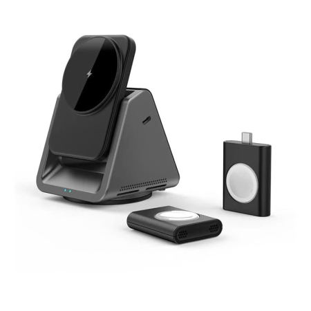 Беспроводное зарядное устройство WiWU (Wi-W018) Black, черный Беспроводное зарядное устройство WiWU (Wi-W018) Black, черный