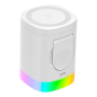 Беспроводная зарядная станция Deppa 3в1 MagSafe Tower Stand Q складная (23159) White, белый Беспроводная зарядная станция Deppa 3в1 MagSafe Tower Stand Q складная (23159) White, белый