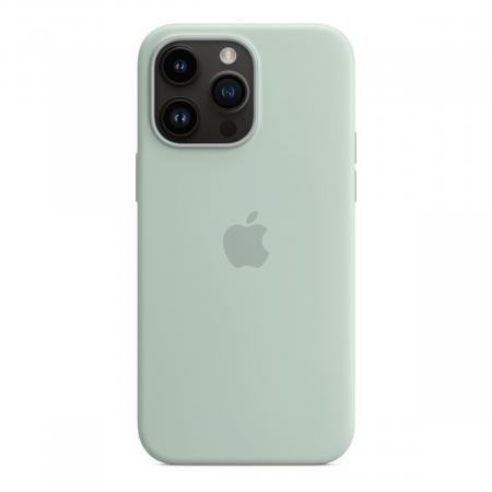 Чехол Silicone Case с MagSafe для Apple iPhone 14 Pro Max Зеленый