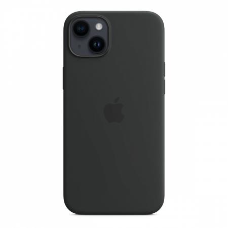 Чехол Silicone Case MagSafe для Apple iPhone 14 Plus Черный