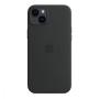 Чехол Silicone Case MagSafe для Apple iPhone 14 Plus Черный