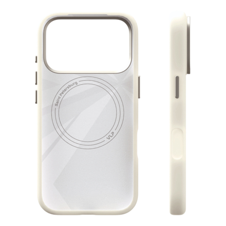 Чехол для iPhone 17 Pro с MagSafe VLP Aster Pro Case Белый