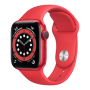 Apple Watch Series 6, 40 мм, корпус из алюминия цвета (PRODUCT)RED, спортивный ремешок красного цвета Apple Watch Series 6, 40 мм, корпус из алюминия цвета (PRODUCT)RED, спортивный ремешок красного цвета