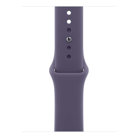 Apple Watch Series 11, 46 мм корпус из алюминия цвета «Rose Gold», ремешок Sport Band размера M/L цвета «Purple Fog»