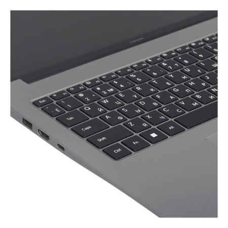 Ноутбук 16" HONOR MagicBook X16 (5301APLN) AMD Ryzen 5 6600H, 16Gb LPDDR5, SSD 1Tb, AMD Radeon Graphics, IPS, WUXGA, Windows 11, Grey, серый