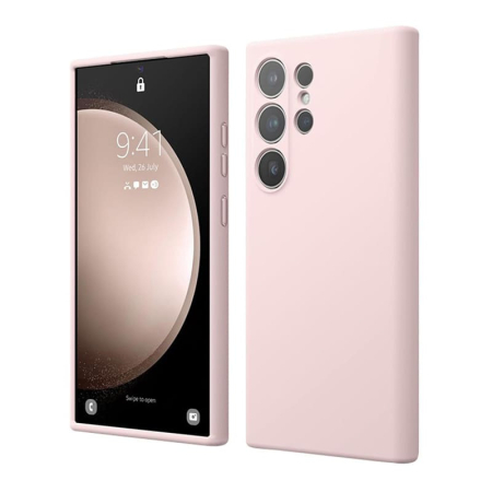 Чехол для Samsung Galaxy S24 Ultra Elago Soft silicone (Liquid) Lovely Pink, розовый Чехол для Samsung Galaxy S24 Ultra Elago Soft silicone (Liquid) Lovely Pink, розовый