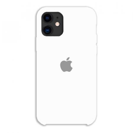Чехол Silicone Case для Apple iPhone 11 White, белый
