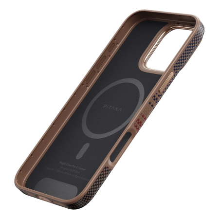 Чехол для iPhone 16 Pro Pitaka Противоударный Military-Grade Protective Case (KI1601CPSU)