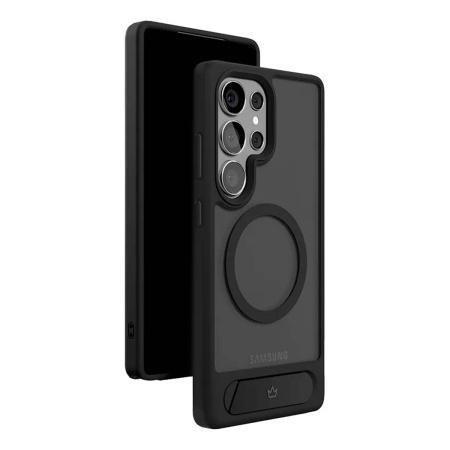 Чехол для Samsung Galaxy S24 Ultra c MagSafe Silicone Case Black, чёрный