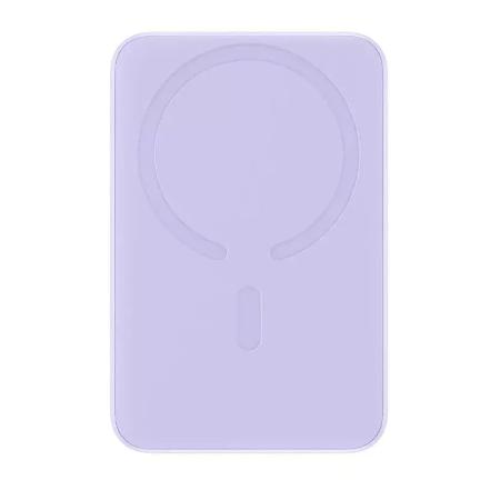 Внешний аккумулятор Baseus Magnetic Wireless Charging Power Bank 10000mAh 20W с поддержкой беспроводной зарядки (PPCXM10) Фиолетовый