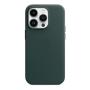 Чехол Leather Case MagSafe для Apple iPhone 14 Pro «Forest Green» Зеленый