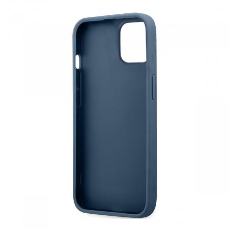 Чехол Guess для iPhone 13 PU 4G Stripe printed logo Hard (GUHCP13M4GDBL) Синий Чехол Guess для iPhone 13 PU 4G Stripe printed logo Hard (GUHCP13M4GDBL) Синий