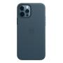 Чехол Leather Case MagSafe для Apple iPhone 12/12 Pro Blue Lake, голубое озеро Чехол Leather Case MagSafe для Apple iPhone 12/12 Pro Blue Lake, голубое озеро