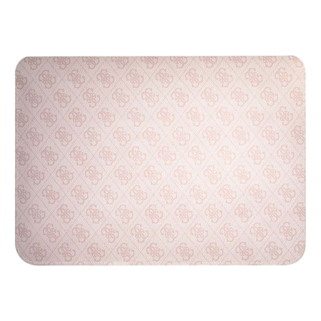 Чехол Guess для ноутбуков 13"/14" Sleeve 4G with Triangle metal logo (GUCS14P4TP) Розовый