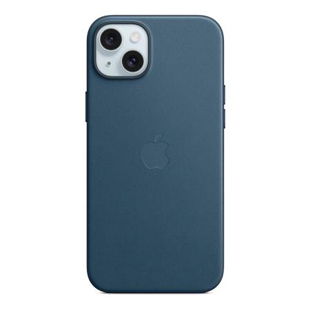 Чехол FineWoven Case для Apple iPhone 15 Plus с MagSafe Pacific Blue, синий
