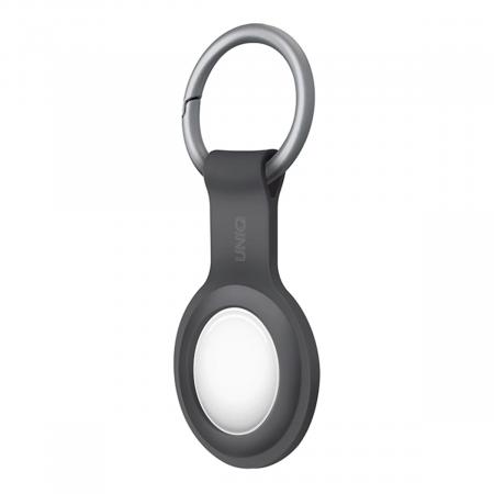 Чехол для Apple AirTag UNIQ Lino Liquid silicone (AIRTAG-LINOGRY) Серый