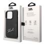 Чехол Karl Lagerfeld для iPhone 14 Pro PU with Cardslot Signature logo Hard (KLHCP14LCSSK) Черный Чехол Karl Lagerfeld для iPhone 14 Pro PU with Cardslot Signature logo Hard (KLHCP14LCSSK) Черный