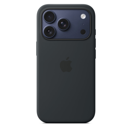 Чехол для Apple iPhone 17 Pro Silicone Case Black, чёрный