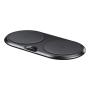 Беспроводное зарядное устройство Baseus 2в1 Metal Dual Wireless Charger (WXXHJ-A01) Black, черный Беспроводное зарядное устройство Baseus 2в1 Metal Dual Wireless Charger (WXXHJ-A01) Black, черный