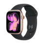 Apple Watch Series 11, 46 мм корпус из алюминия цвета «Rose Gold», ремешок Sport Band размера M/L цвета «Black»