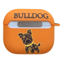 Чехол для AirPods 3 COQUE POUR Оранжевый с рисунком BULLDOG