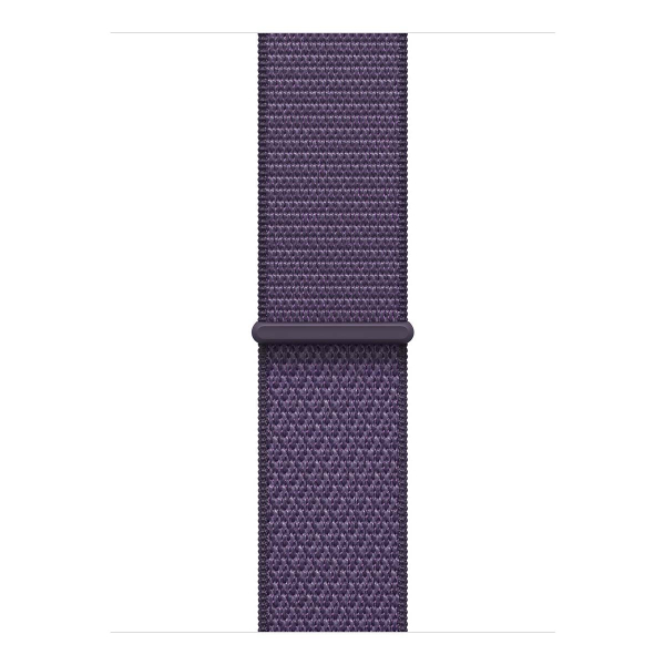 Apple Watch Series 11, 46 мм корпус из алюминия цвета «Space Gray», ремешок Sport Loop цвета «Purple Fog»