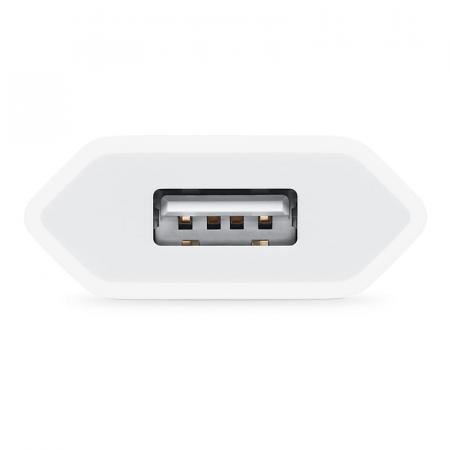 Зарядное устройство Power Adapter для iPod и iPhone 5 Вт (MD813ZM), белый