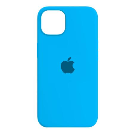 Чехол Silicone Case для Apple iPhone 13 Ярко-голубой