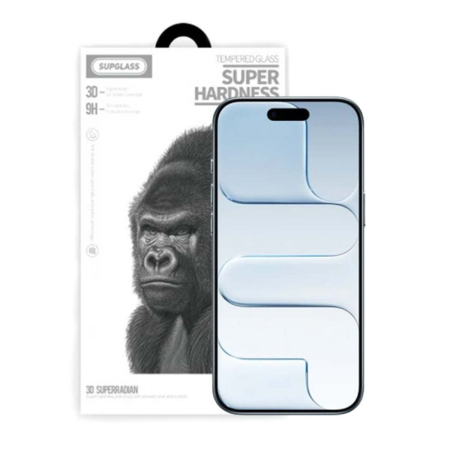 Стекло для iPhone 15/16 SUPGLASS Full Coverage Matt Gaming Glass 6.1" (XC-13) Матовое