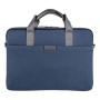 Сумка UNIQ для ноутбуков 16" Stockholm Nylon Messenger bag (STOCKHOLM(16)-ABSBLUE) Abyss Blue, синий