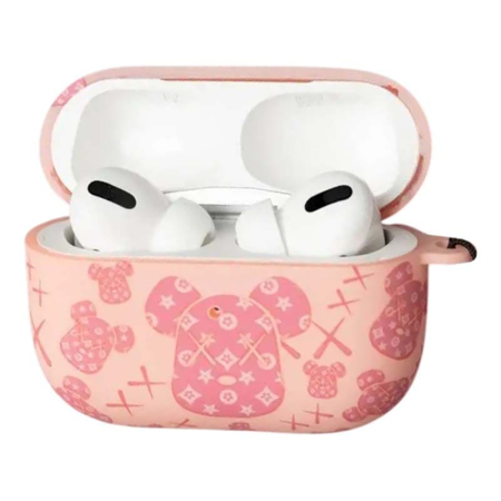 Чехол для AirPods Pro COQUE POUR Розовый с рисунком
