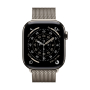 Apple Watch Series 11, 46 мм корпус из титана цвета «Natural», ремешок Milanese Loop цвета «Natural»