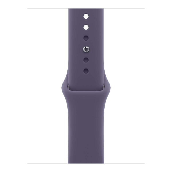 Apple Watch Series 11, 42 мм корпус из алюминия цвета «Space Gray», ремешок Sport Band размера S/M цвета «Purple Fog»