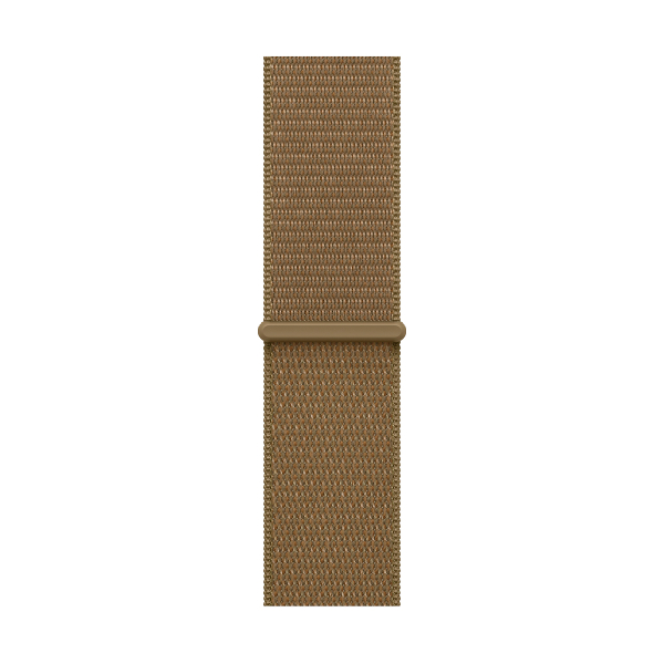 Apple Watch Series 12, 42 мм корпус из алюминия цвета «Light Gold», ремешок Sport Loop цвета «Olive»