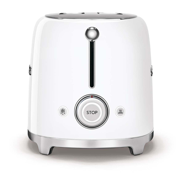 Тостер на 2 ломтика SMEG 50s style (TSF01WHEU) Белый