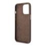 Чехол Guess для iPhone 14 Pro CG Mobile PU 4G Script metal logo Hard (GUHCP14LHG4SHW) Коричневый Чехол Guess для iPhone 14 Pro CG Mobile PU 4G Script metal logo Hard (GUHCP14LHG4SHW) Коричневый