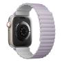 Ремешок UNIQ для Apple Watch 38/40/41 мм Revix reversible Magnetic (41MM-REVLILWHT) Сиреневый/Белый