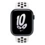Apple Watch Nike Series 8, 45 мм корпус из алюминия цвета «Midnight», ремешок Nike Sport Band размера S/M цвета «Summit White/Black» Apple Watch Nike Series 8, 45 мм корпус из алюминия цвета «Midnight», ремешок Nike Sport Band размера S/M цвета «Summit White/Black»