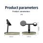 Беспроводное зарядное устройство 3в1 Wireless Charging Station Dock 25W Black, черный Беспроводное зарядное устройство 3в1 Wireless Charging Station Dock 25W Black, черный